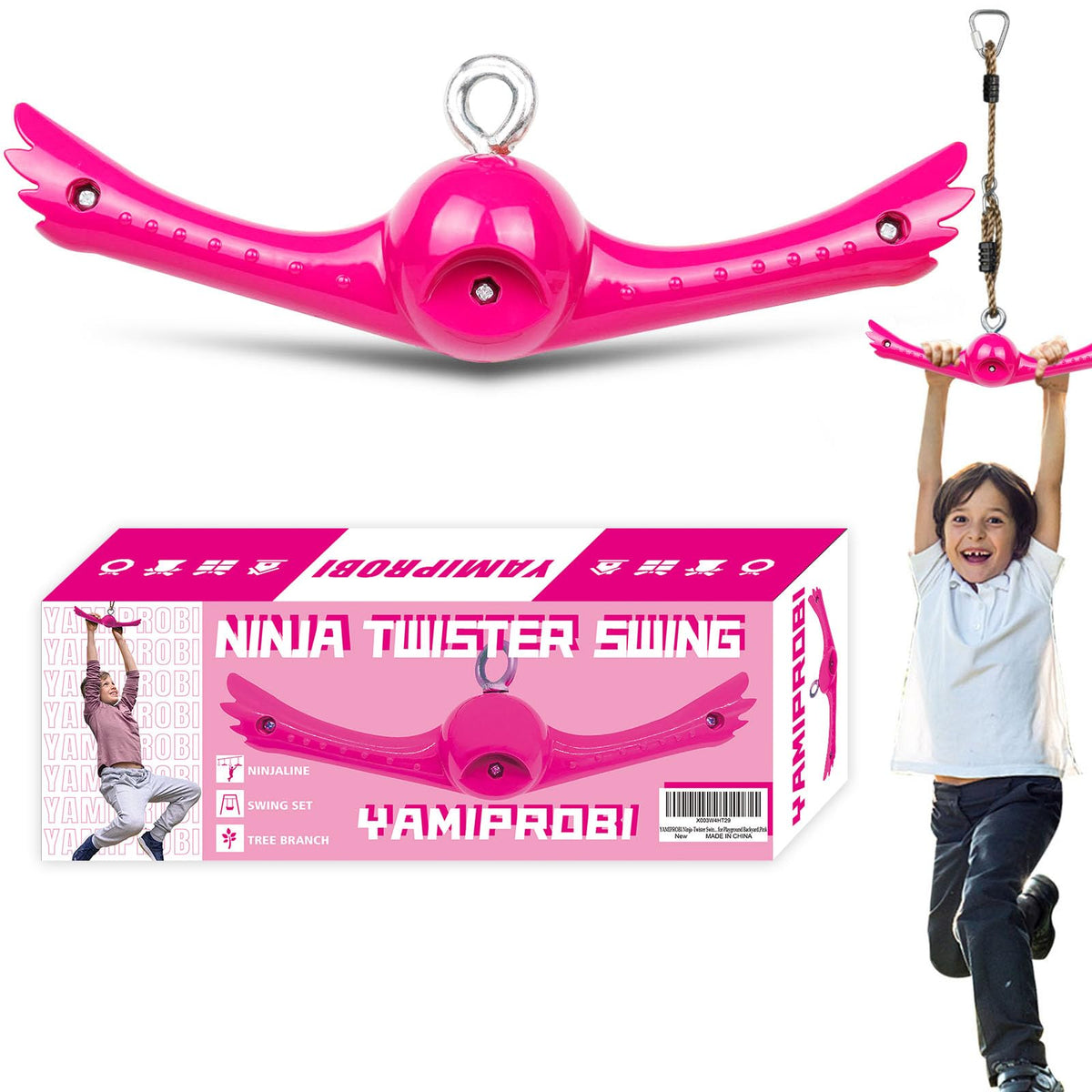 YAMIPROBI ninja-twister-handle-360 enables dynamic spins for outdoor play.
