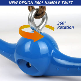 YAMIPROBI ninja swing-on attachment shows quick backyard setup