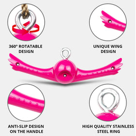 YAMIPROBI stainless-carabiners-attachment allows quick, secure setup.