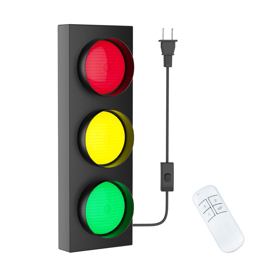 yamxun traffic light wall lamp adds retro style to living rooms and kids rooms