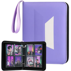 YANENG Photocards Binder with 400 pockets features open spine for easy viewing
