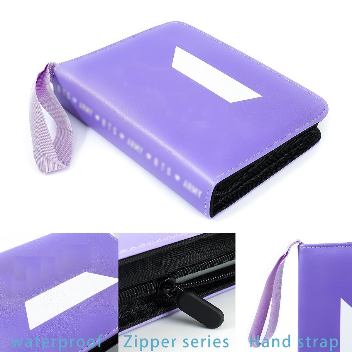YANENG Photocards Binder PU leather cover protects cards from moisture