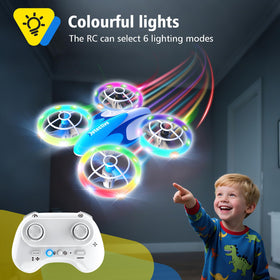 YANGALOOP mini drone demonstrating beginner joystick control for intuitive first flights.