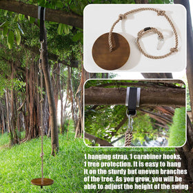 Grey tree protection devices safeguard bark while swinging