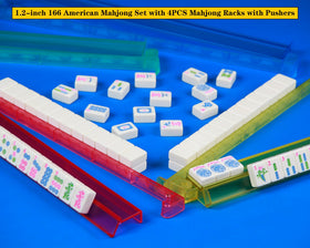 YANMEIYA complete Mahjong set displayed, ideal for game nights with friends.