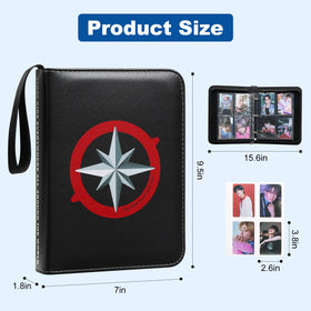 Yanmzmin Stray binder open pages showing easy sheet add and removal.
