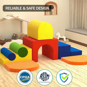 Yaofala child on structure demonstrates engaging, compact climbing space