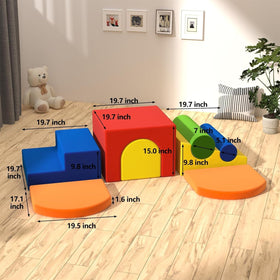 Yaofala foam climbing blocks arches showcase vibrant shapes for imaginative play