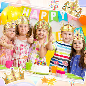 Yaomiao soft cloth-covered foam crowns look refined and kid-safe.