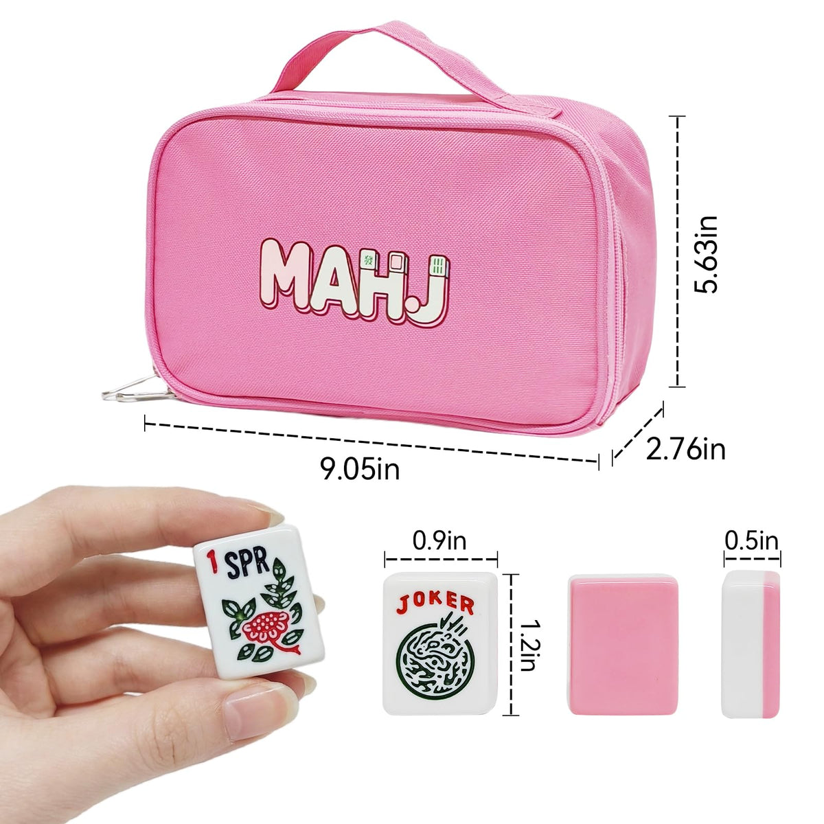 YAQUHO melamine tiles in pink detail highlight visibility and easy handling