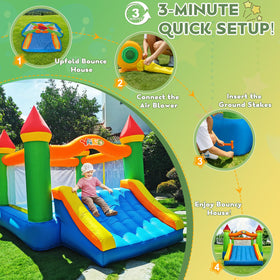 YARD Bounce House Oxford Cloth material emphasizing durability and wear resistance.