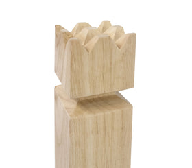 Yard Games Kubb dowels measure 12 inches for precise throws