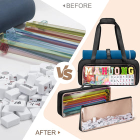 Foldable travel design of Yarwo mahjong bag for easy storage