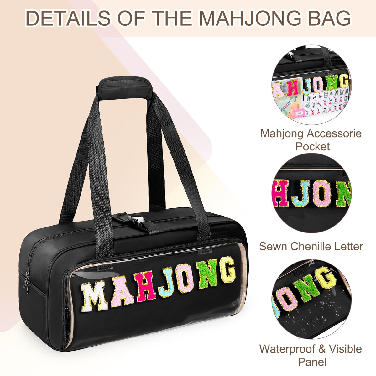 Adjustable game mat buckle on Yarwo bag for secure transport