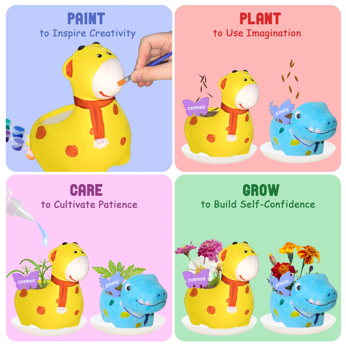yasest Paint and Plant seed pack offers beginner gardeners quick, visible progress.