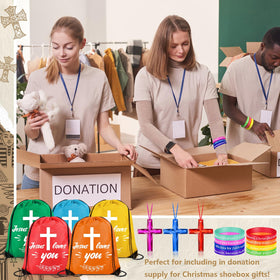 yasuwekik Cross necklaces in varied finishes for baptisms or Sunday school