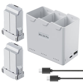 YATEOO Intelligent Flight Battery Plus two-pack front view for extended drone sessions
