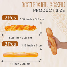 Yatinkim French long bread 28cm image, versatile for styling bakery displays.