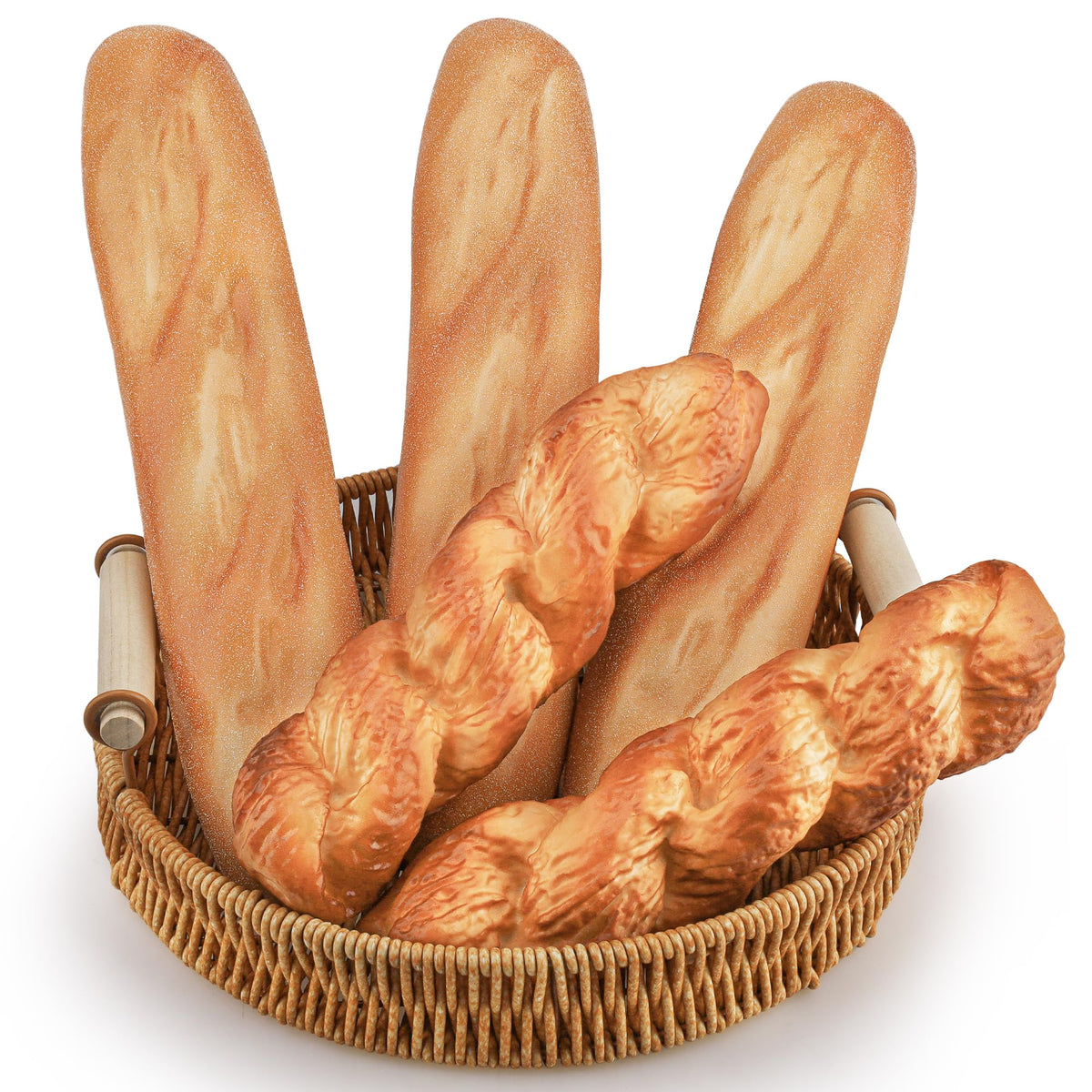 Yatinkim twist baguette 21cm image, ideal for bakery displays and photos.