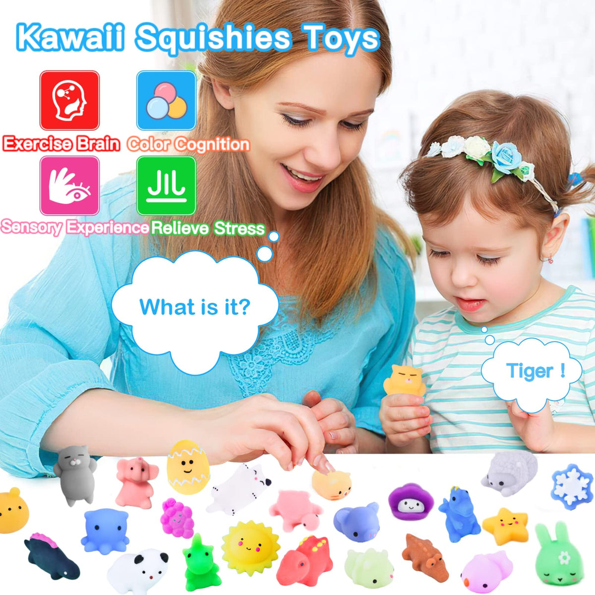 YAWEVEAY stress relief squishies support calming sensory exploration