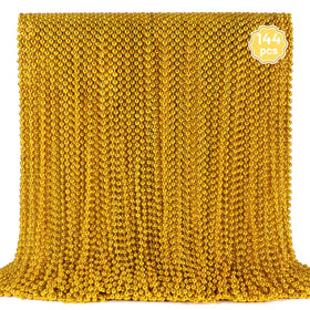 YAXINRUI gold Mardi Gras beads collection for festive wear