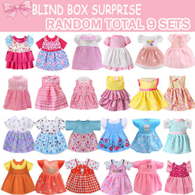 YAYYAY colorful princess dresses collection designed for 12-14 inch dolls