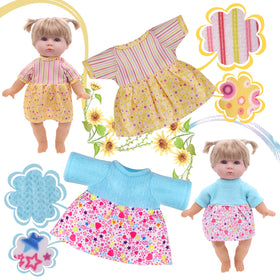 YAYYAY fits most 12-14 inch dolls for versatile playtime outfits