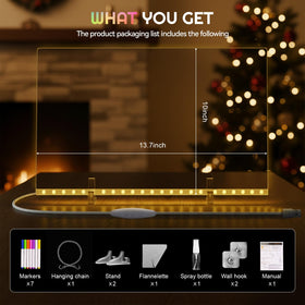 YAZOM Glow LED drawing board gift-ready for holidays and birthdays
