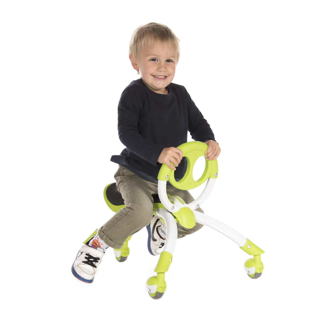 YBIKE Pewi Elite walking buddy with compact frame supports early motor skills