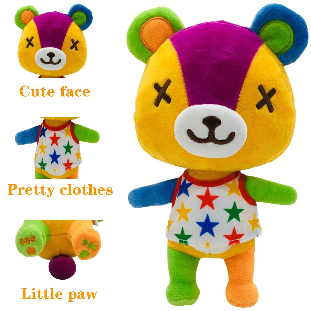 Ycixri Animal Crossing New Leaf plush, side view, lightweight companion for on-the-go