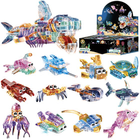YCJZXMS marine blocks set in a colorful box for easy gifting and display