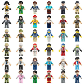 YCSXhandpick 36 mini figures set: colorful characters for imaginative play