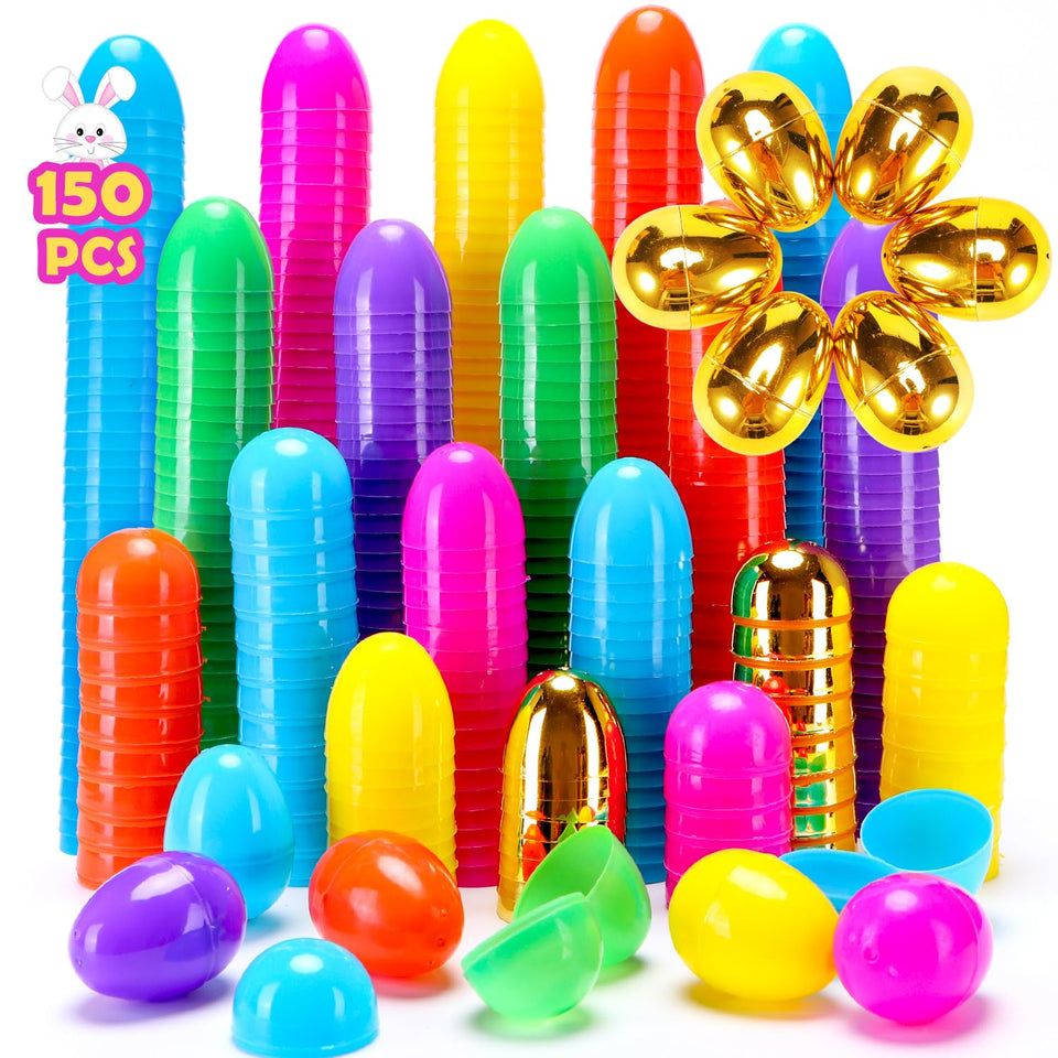 YEAHBEER 150 bright Easter eggs in vibrant colors for festive hunts