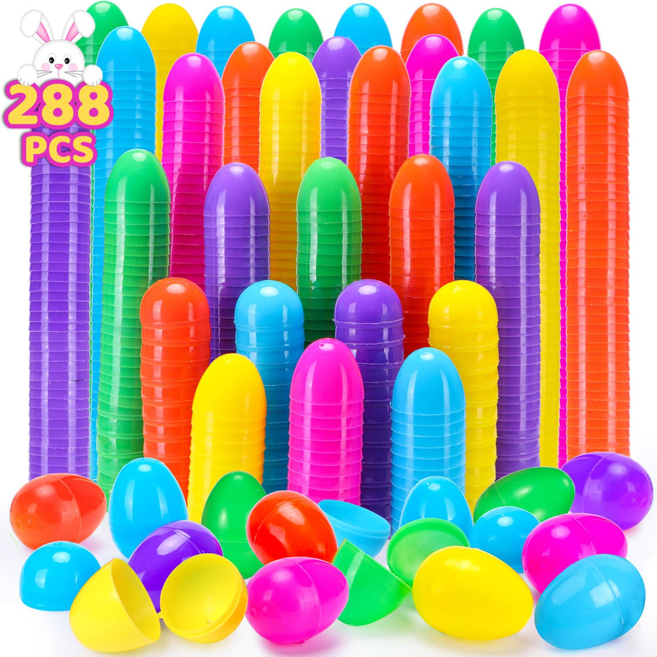 Yeahbeer 288 bright-color Easter eggs for exciting hunts and decorations.
