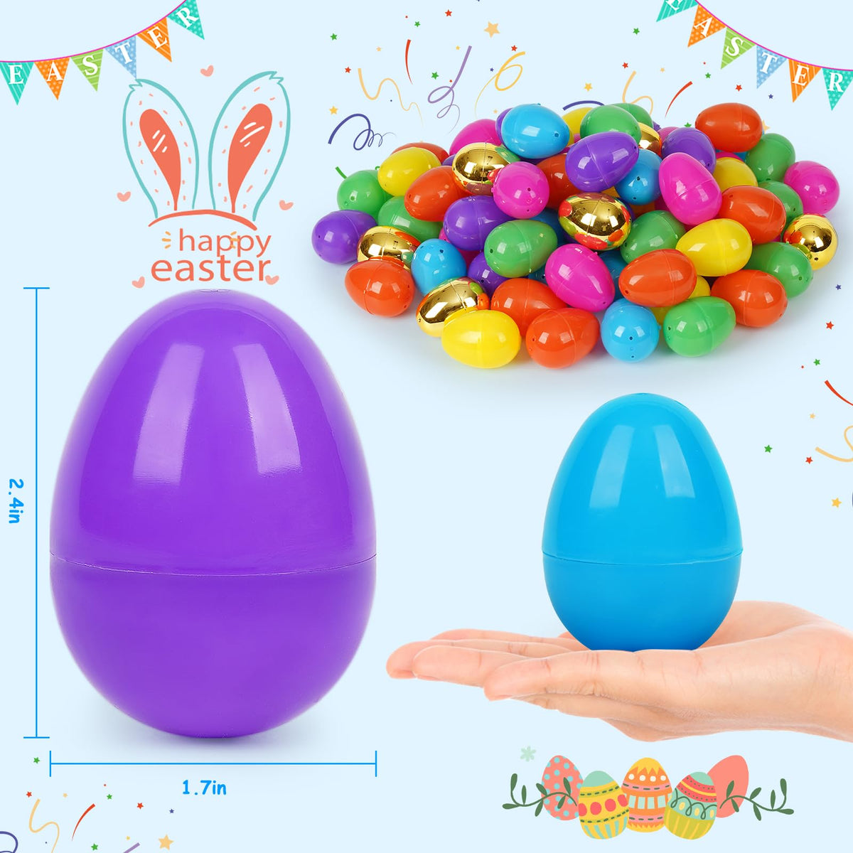 YEAHBEER eggs feature a durable hinge for simple opening and closing