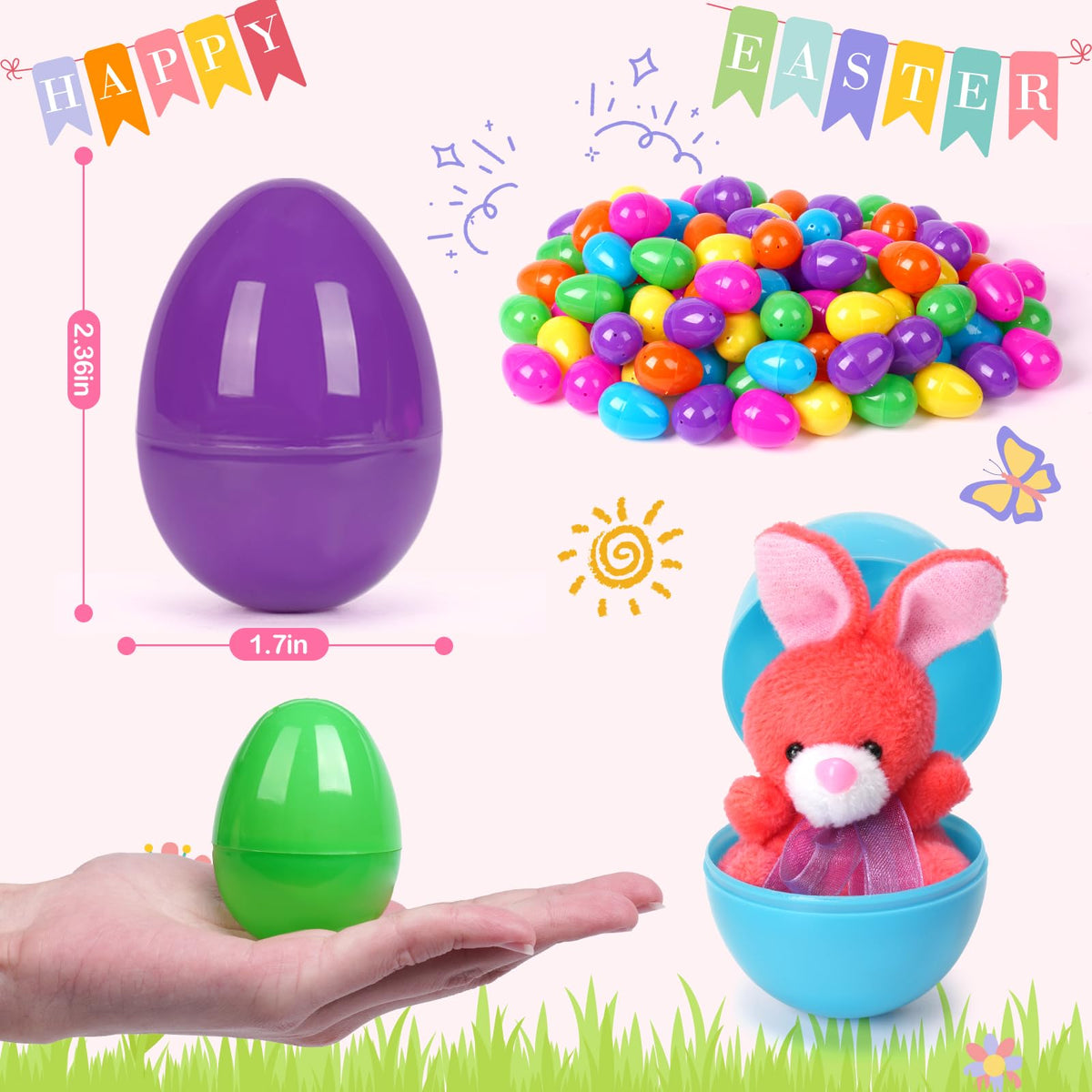 Yeahbeer 2.36-inch eggs provide an ideal size for hunts.
