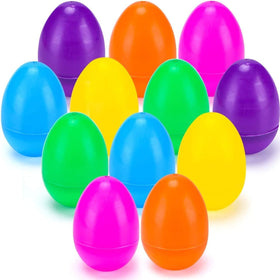 Each egg hides a different miniature animal puppet for creative play.
