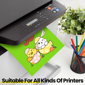 Yeaqee printers-friendly construction paper works with inkjet and laser printers