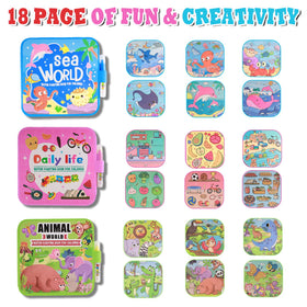 YECHISY water book ocean adventure cover for colorful exploration without spills.