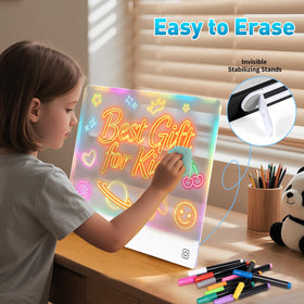 Yecuip invisible stand design supports the board securely.