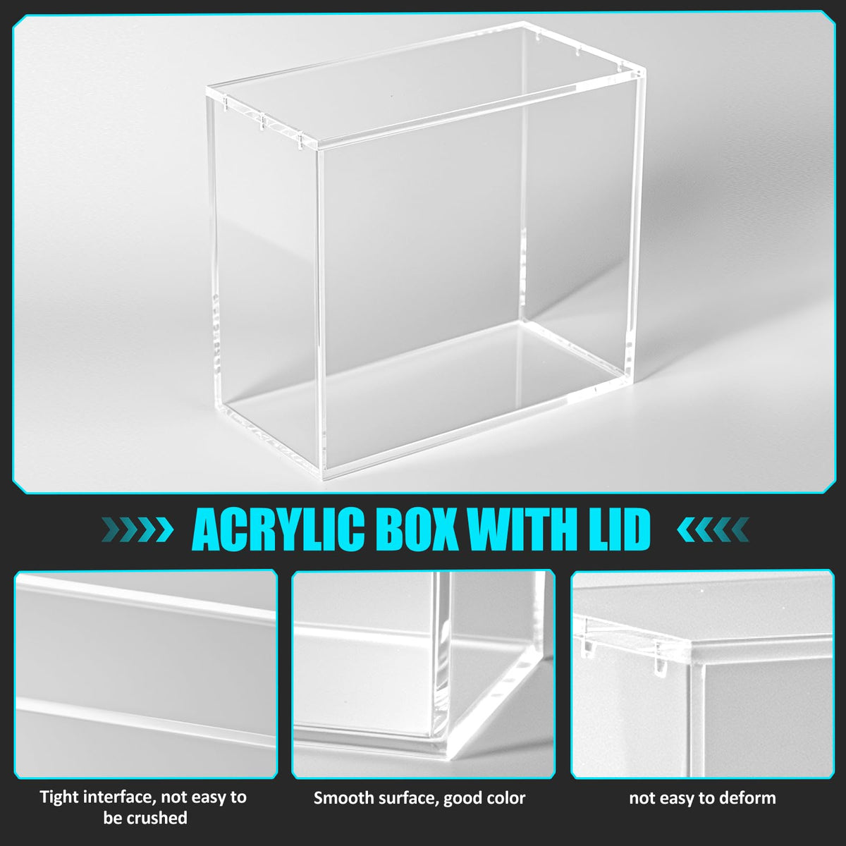 Yedadi ETB Protector Case stackable-tower design grows with your collection while staying stable.