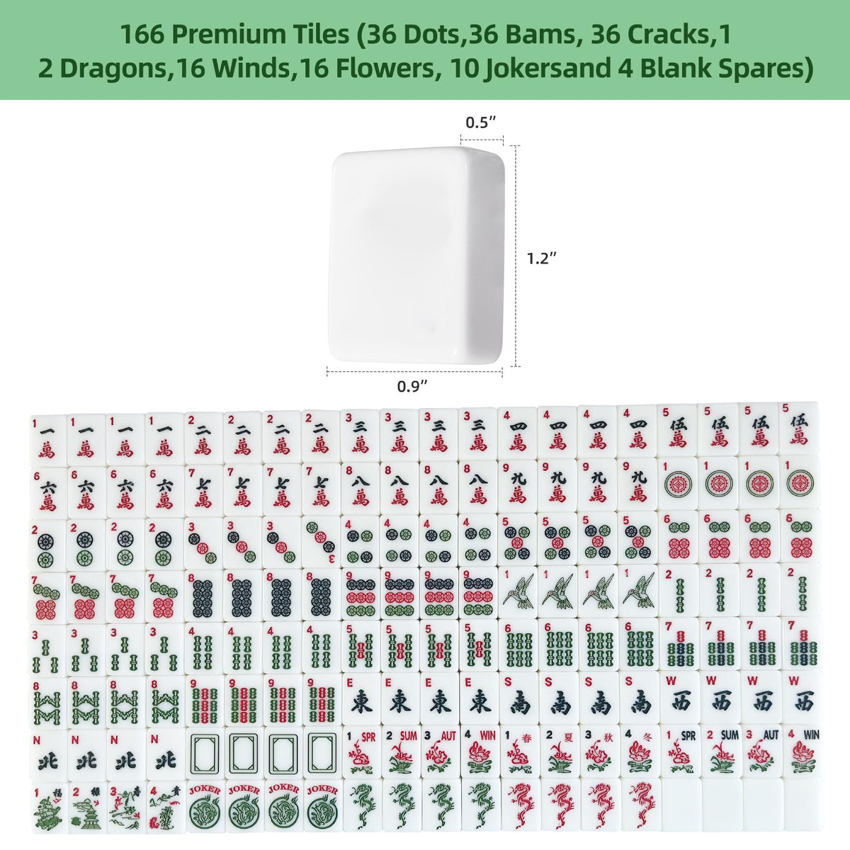 Yedadi four-in-one racks with pushers ensure secure, effortless tile handling during gameplay