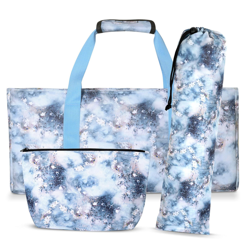 Yedadi Mahjong bag thickened material close-up shows durable fabric for safe travel.