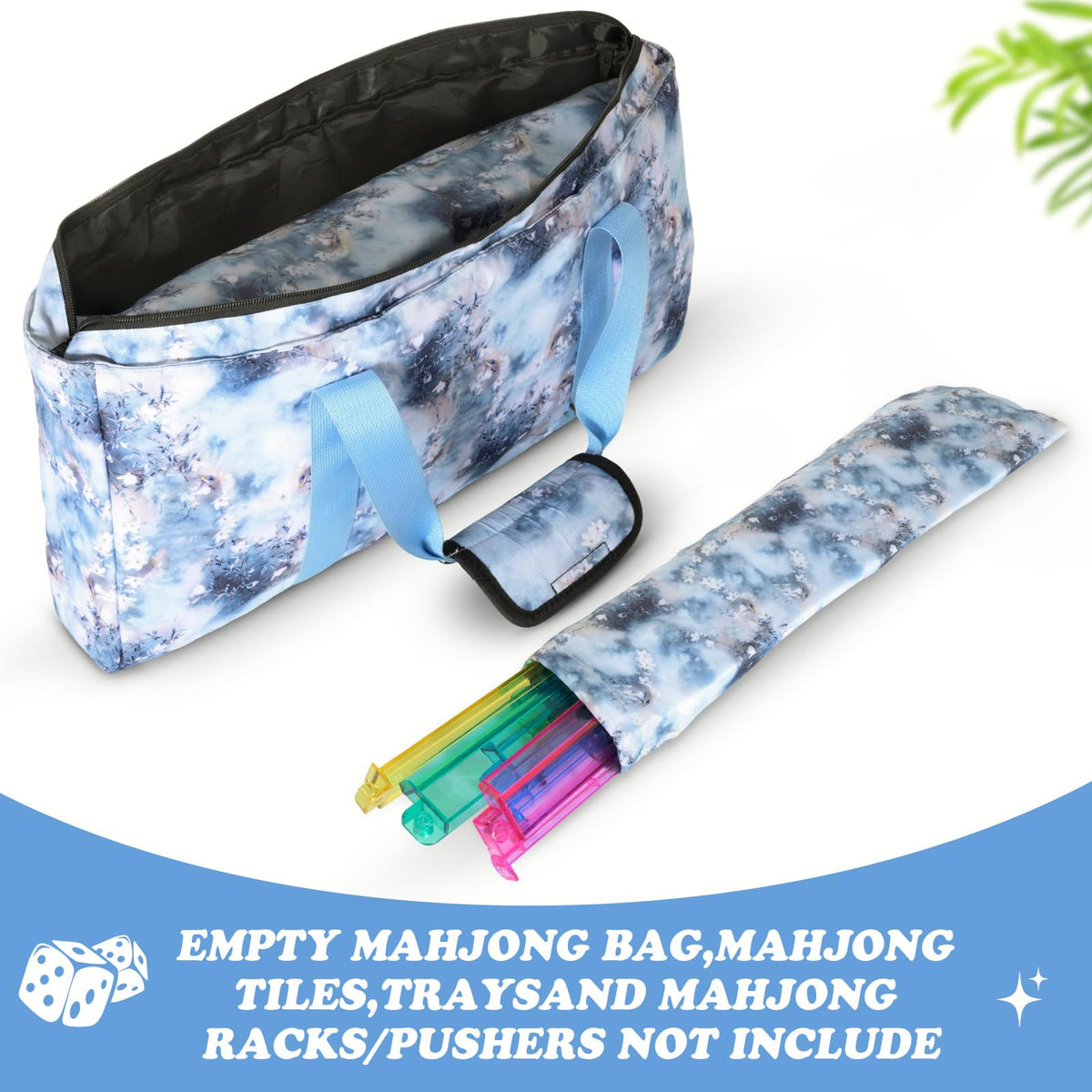 Yedadi Mahjong case compact for travel and storage during play.