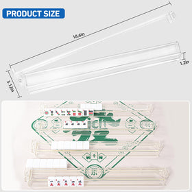 Yedadi Mahjong Racks with Pushers side view, ergonomic grip for comfortable tile handling.