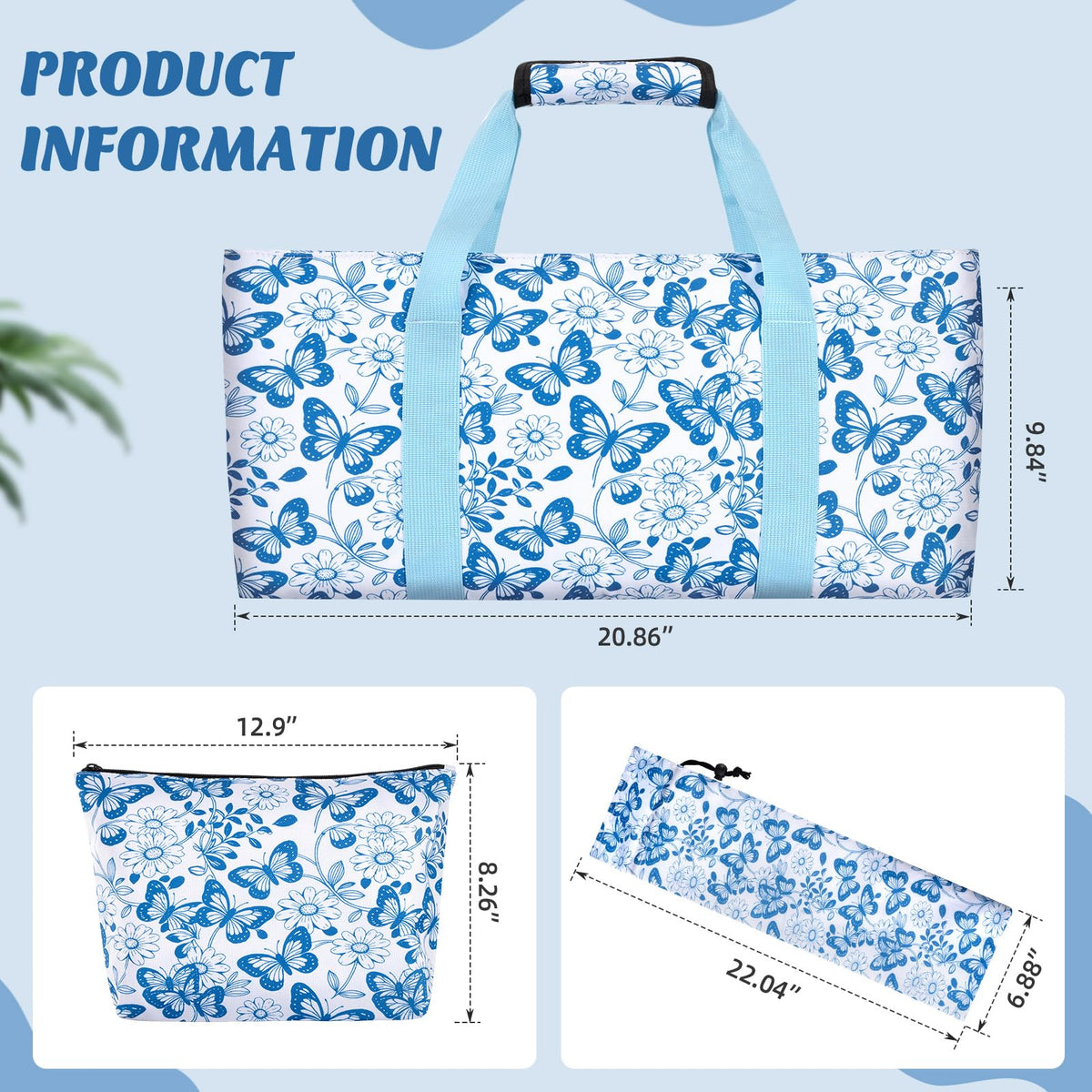Yedadi Zippered Tile Bag provides safe storage for small accessories.