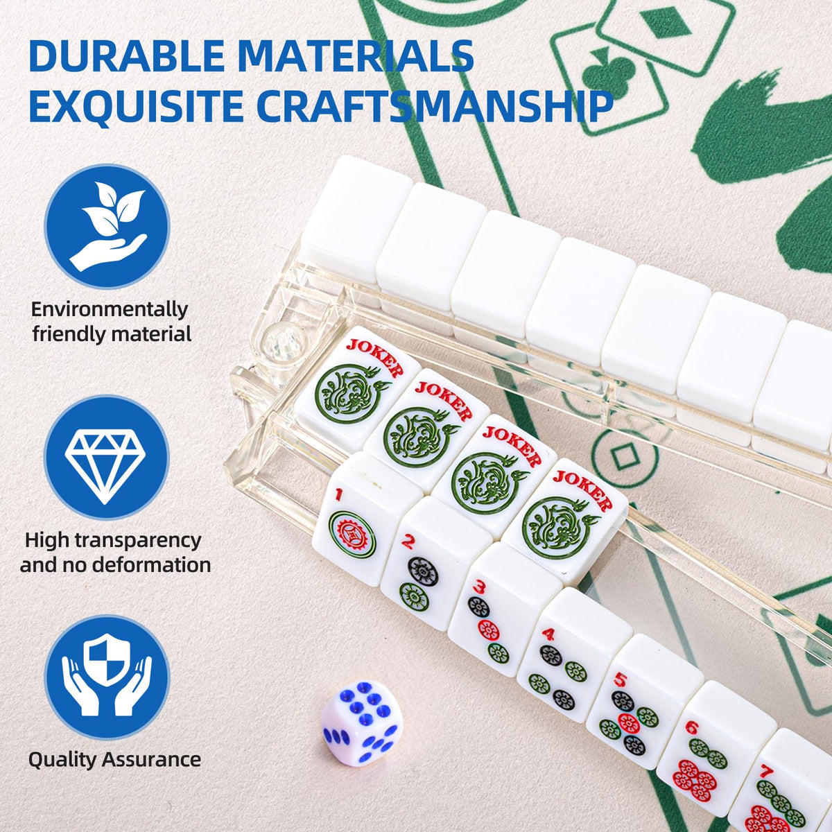 Yedadi built-in rotation pushers enable smooth tile movement for precise plays.