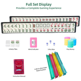Yedadi wind indicator, dice, and chips included for quick setup and play