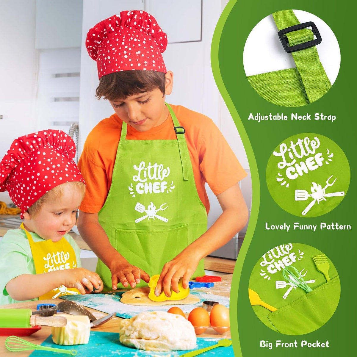 Yeeammk cutting boards – sturdy kid-sized prep surfaces.