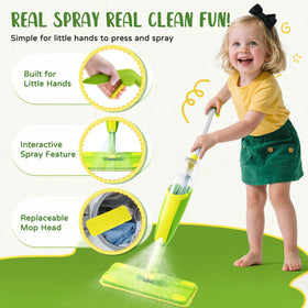 Yeeammk toddler broom for lightweight, confident independent play.